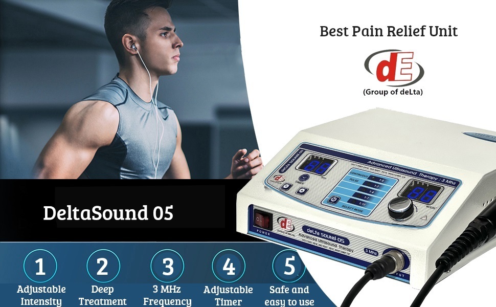 New Ultrasound therapy machine 1 & 3 MHz for Physiotherapy & Pain relief  therapy